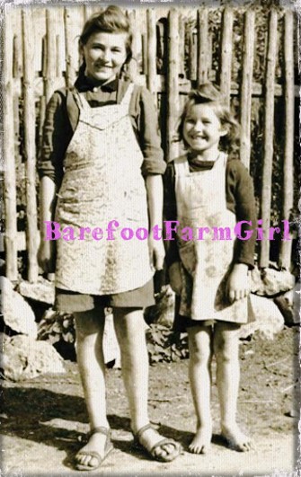 Barefoot Farm Girl at Antique Marketplace in Greensboro, NC
