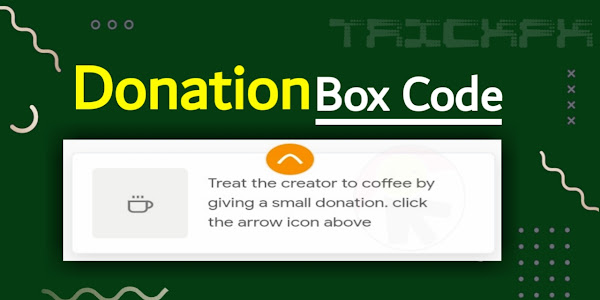 Add Donation Box Code in Blogger