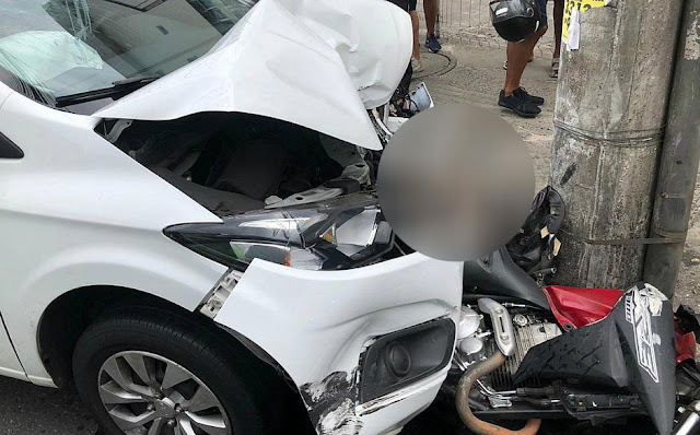 Após ser roubado, homem persegue e atropela dois suspeitos em Salvador