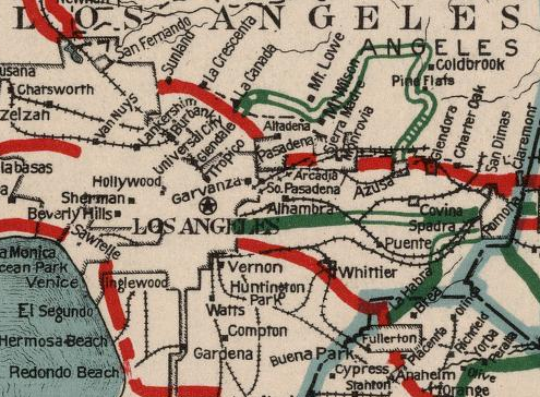 California State Route 2 On The Glendale Freeway