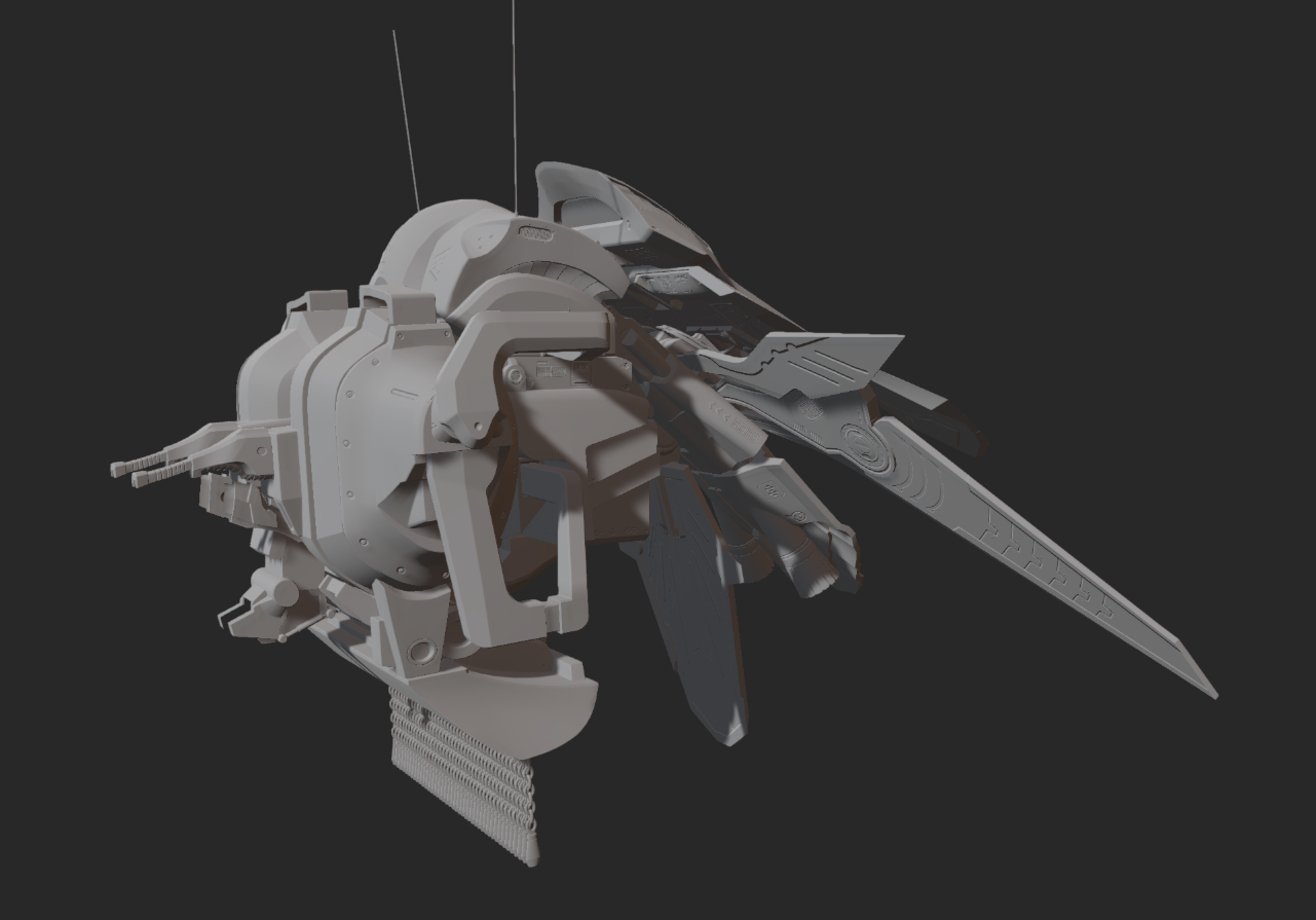 Mecha Art Dept Fss Led Mirage Boomerang Unit Normal Map 5