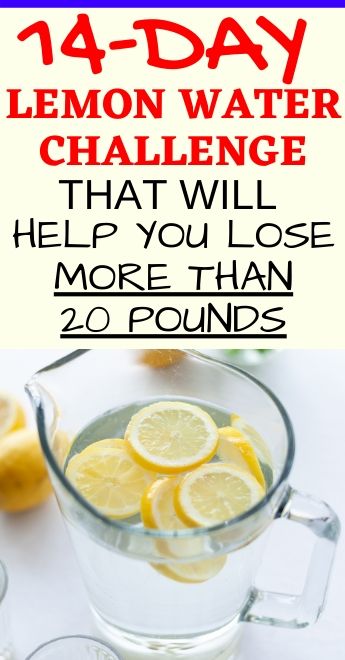 Here’s A 14-Day Lemon Water Challenge That Will Help You Lose Weight