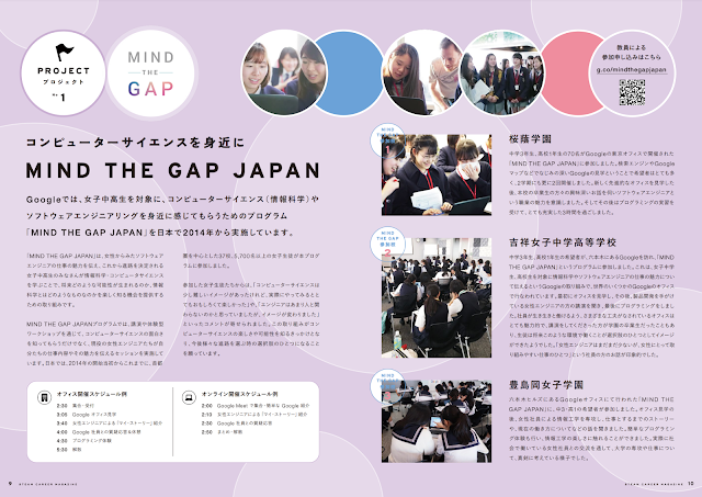 Mind the Gap の紹介ページで対応中のいくつかの学校の写真がある画像。