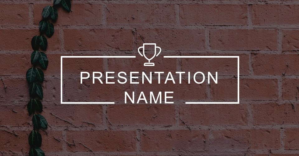 Abstract wallpaper wall with title | backgrounds powerpoint