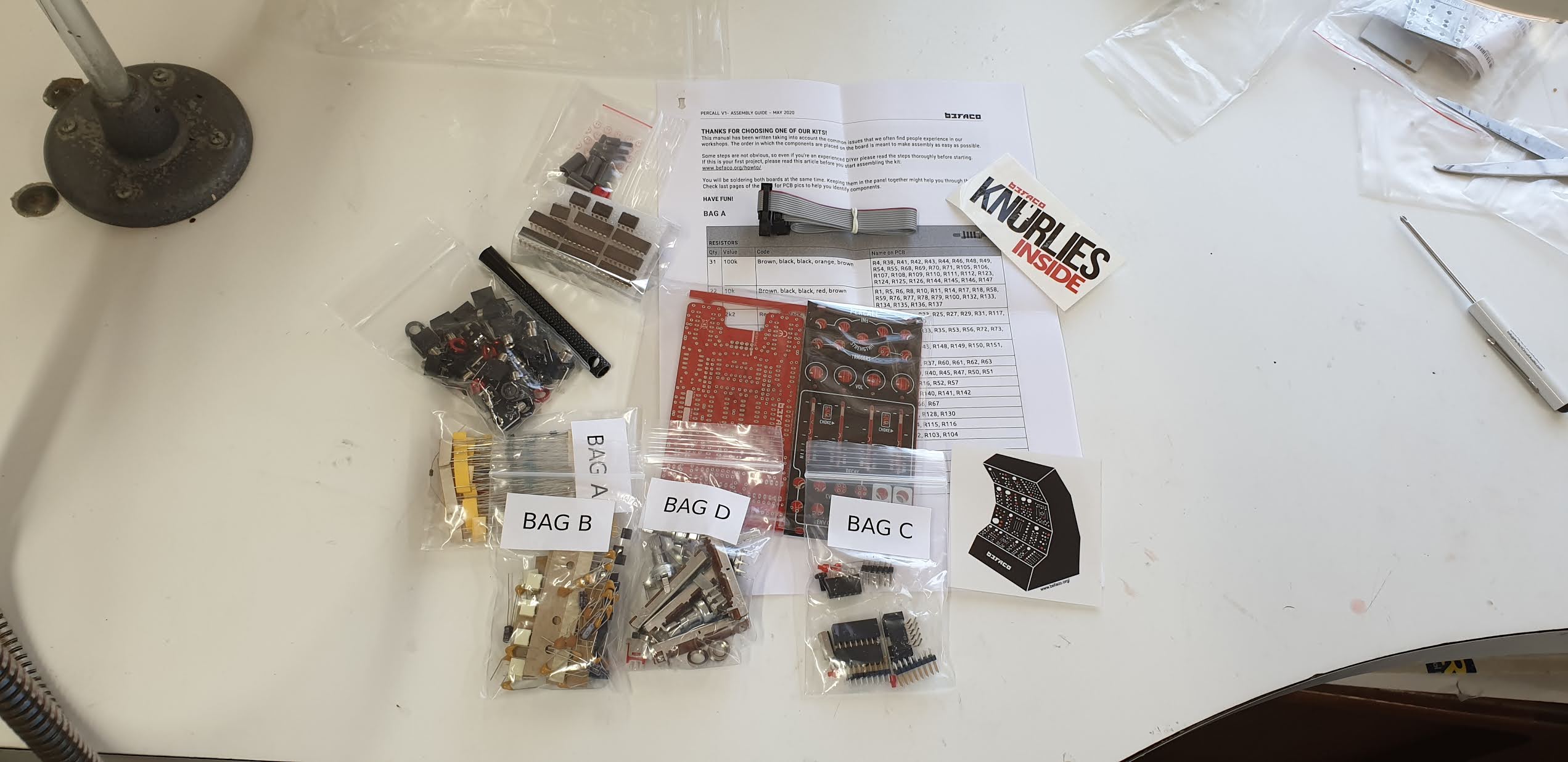 JonDent - Exploring Electronic Music: Befaco - Percall - build notes