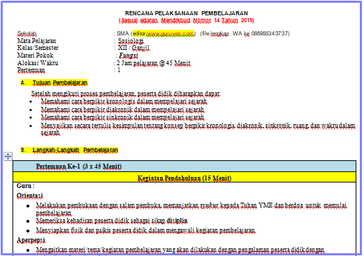 Ruang belajar sosiologi kelas 12