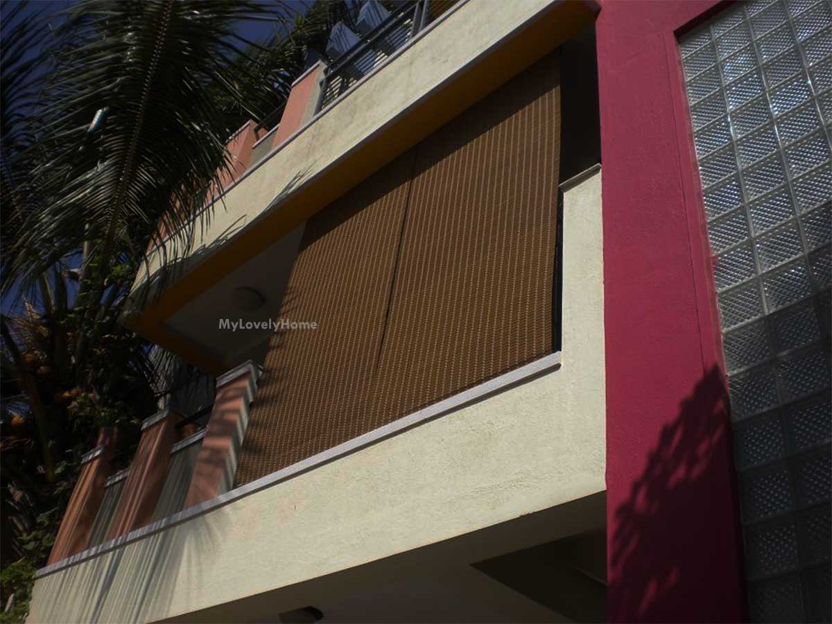 Bamboo Curtains Blinds For Balcony Decorating Ideas My Lovely Home