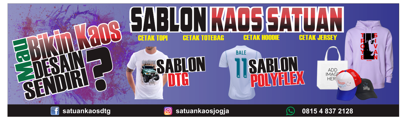 Bikin Kaos DTG Delanggu - Print Kaos dan Sewa Mobil Avanza - Cetak Kaos Satuan Solo