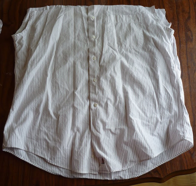 create: Father's Day Dress Shirt Skirt - Grosgrain Inspired