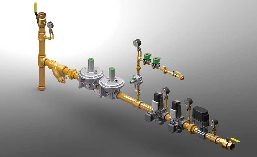 HIGH PRESSURE GAS TRAIN Components Industrial Products