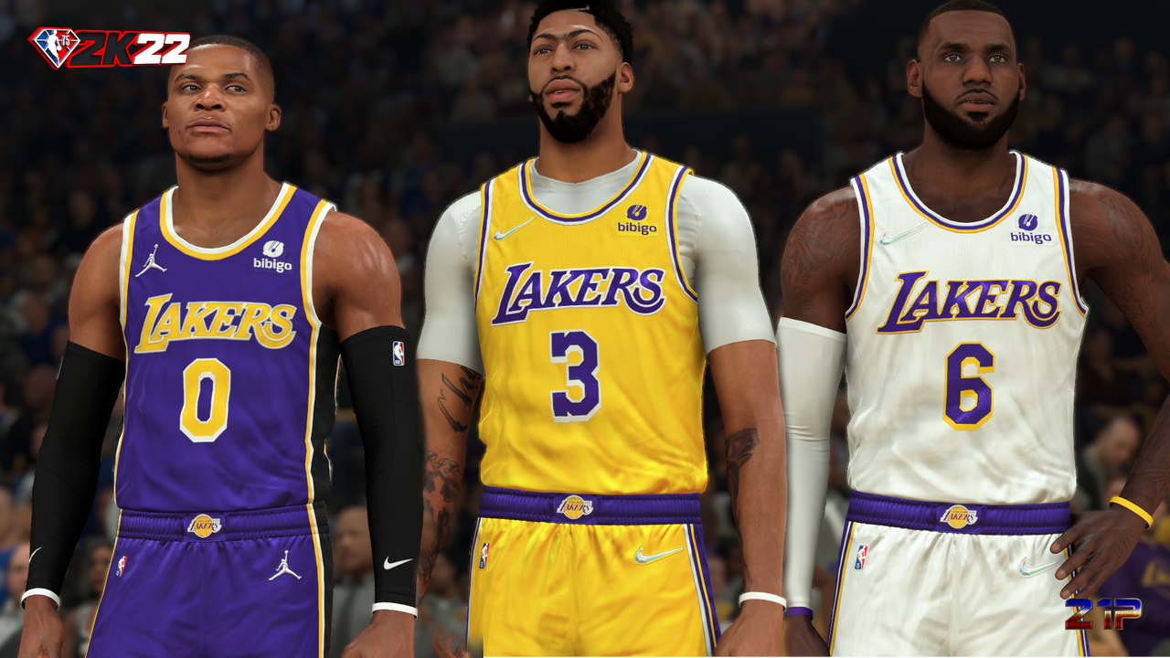 NBA 2K22 Los Angeles Lakers Updated Jersey Sponsor Patch (Bibigo) by  2kspecialist