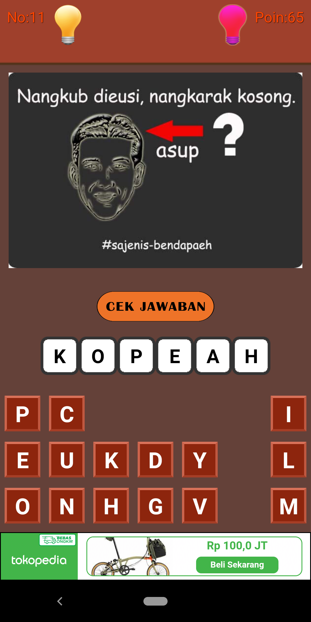 Kunci Jawaban Tatarucingan Sunda Lepel 1 Falcon App
