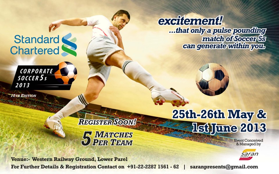Offers Contest Standard Chartered Corporate Soccer 5s 2013 12th Edition