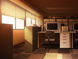 anime office background bg landscape