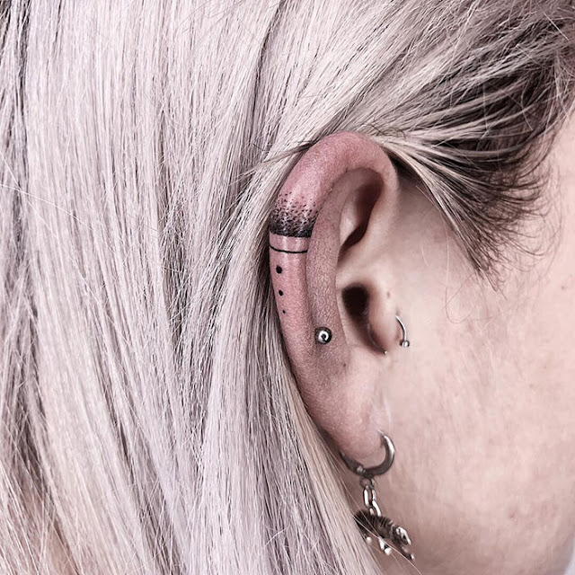 Tatuagens para as orelhas Tatuagens para as orelhas
