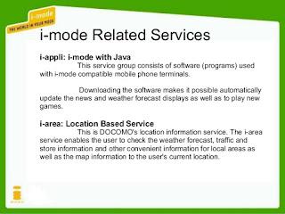 i-Mode - Services خدمات