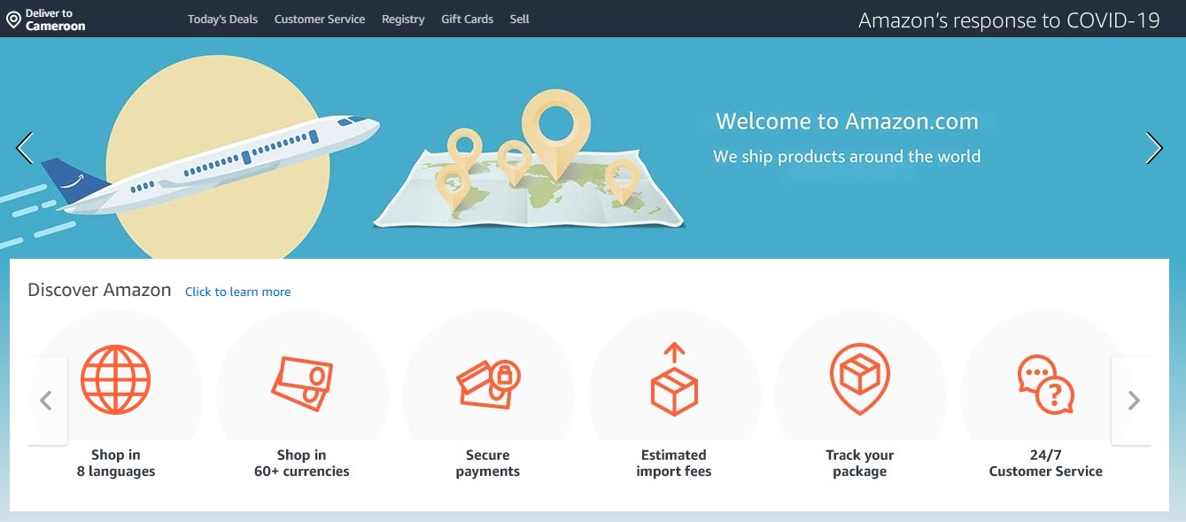 How To Buy On Amazon and Ship To Cameroon