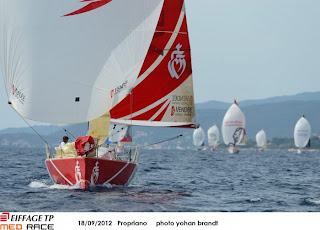 Morgan Lagravière, en tête de la Med Race.