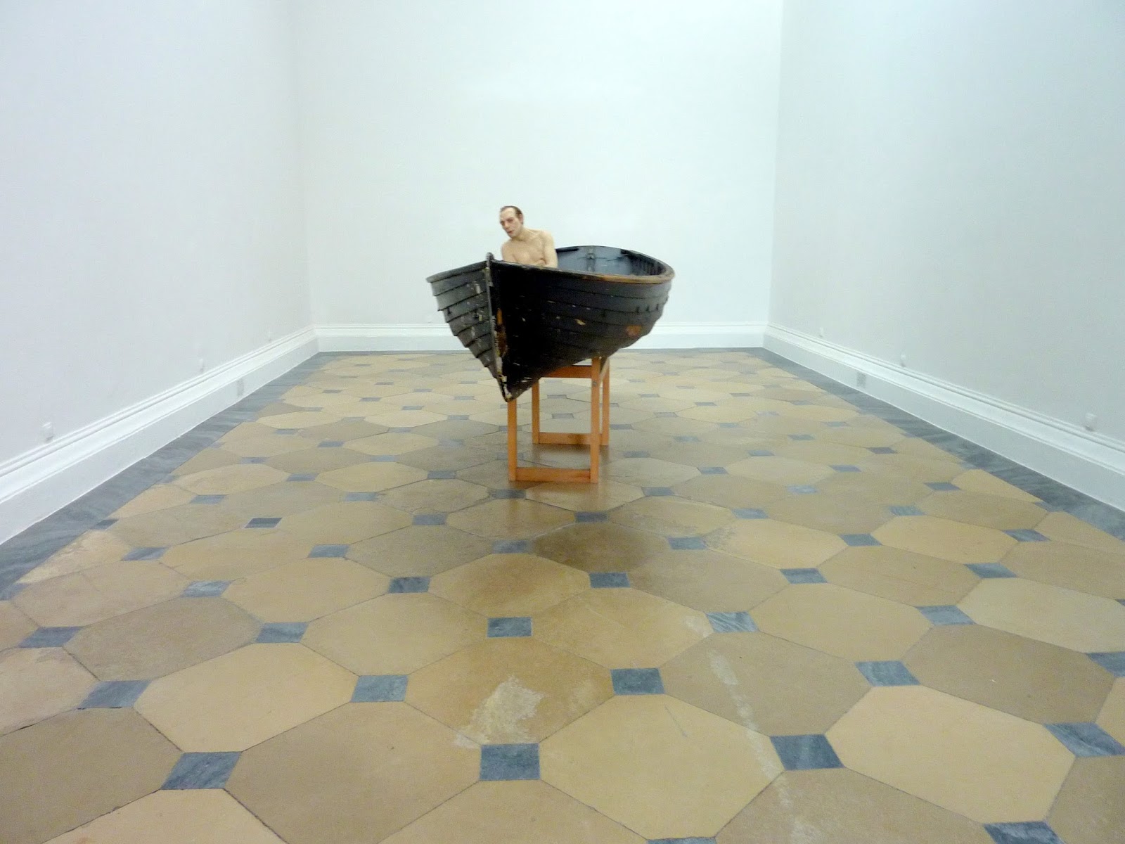 A Place Called Space Man in a Boat, Ron Mueck