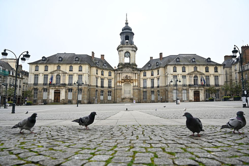 City Hall, Rennes The World Belongs to the Pigeons Now