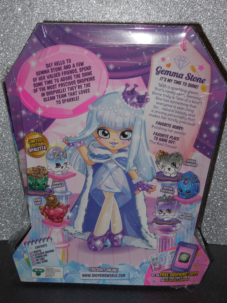 shopkins shoppies gemma stone