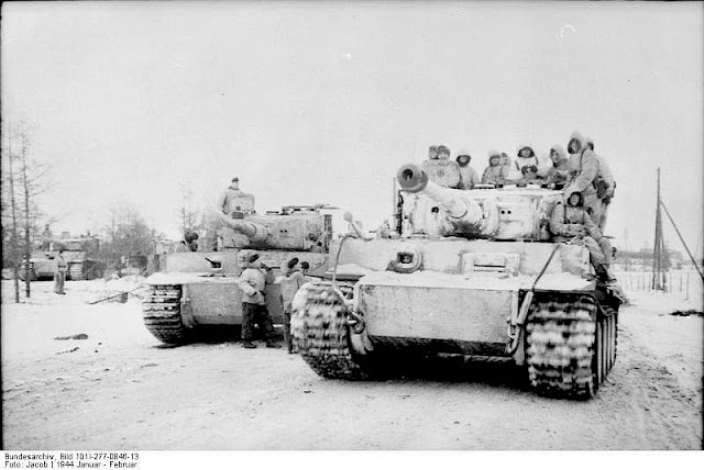 Tiger tanks  3rd Panzer Corps Korsun-Cherkassy February 1944