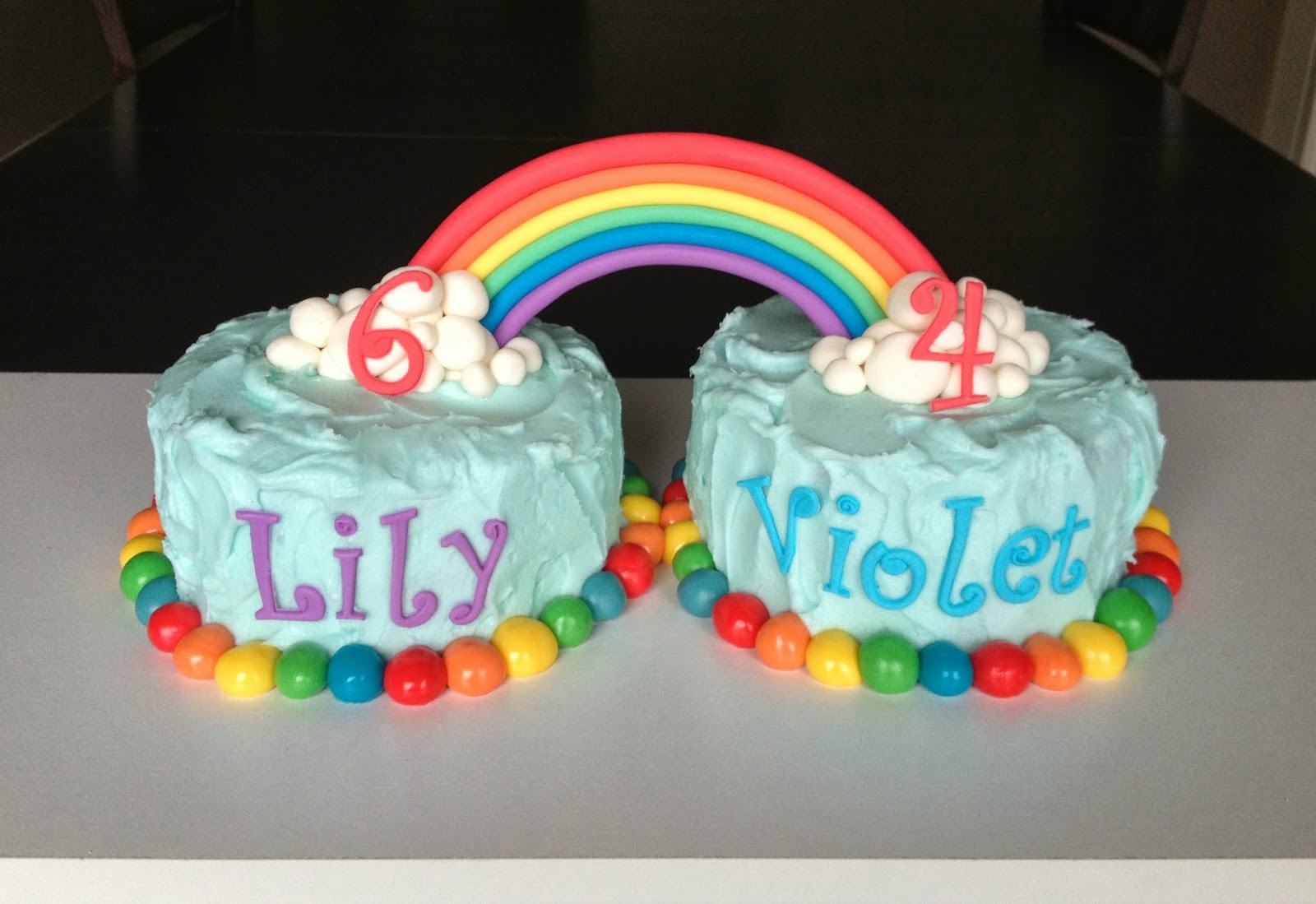 Custom Cakes by Julie Rainbow Cake