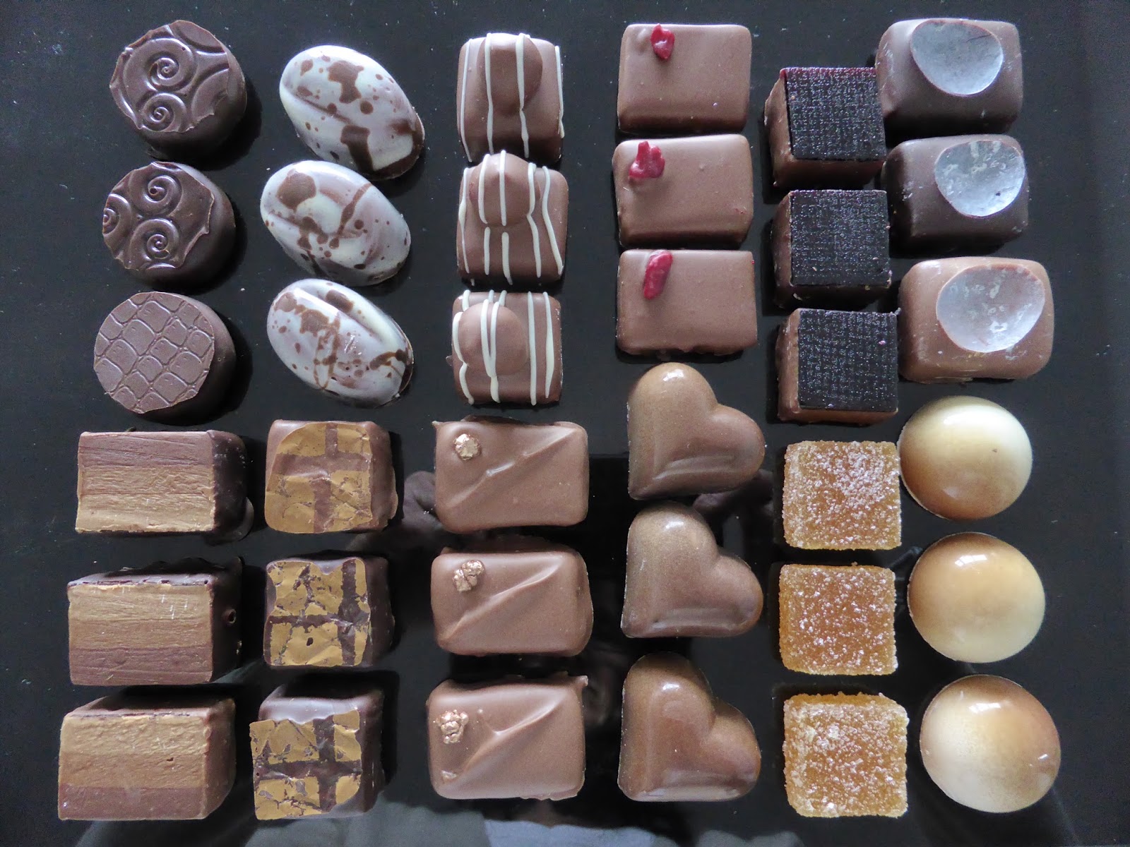 Natalie in Melbourne Products from chocolates & pralines level 2 class