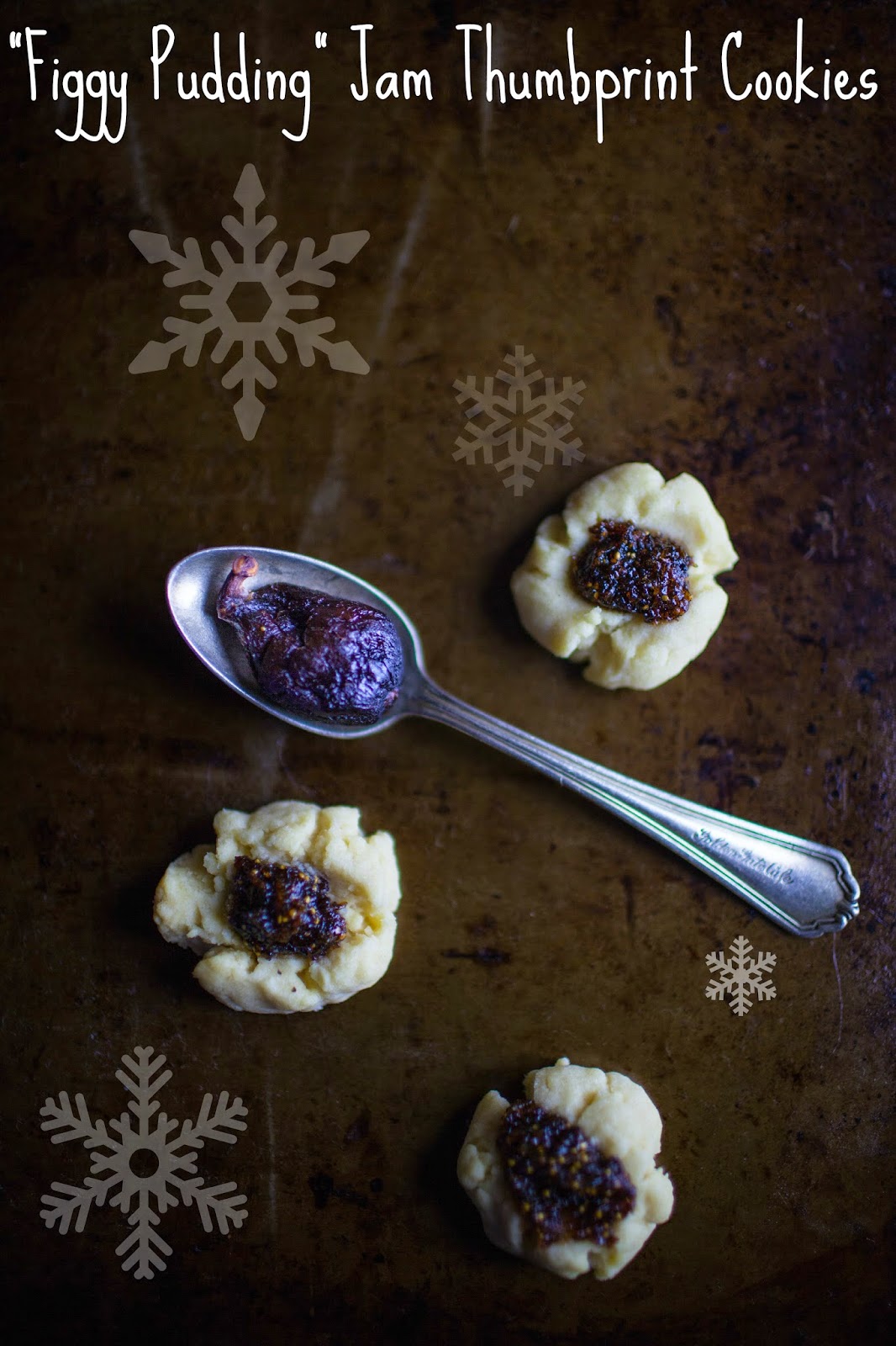 Figgy Pudding Jam Thumbprint Cookies: One Cookie 12 Ways
