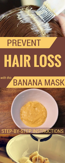 PREVENT HAIR LOSS WITH THIS BANANA MASK. STEP-BY-STEP INSTRUCTIONS
