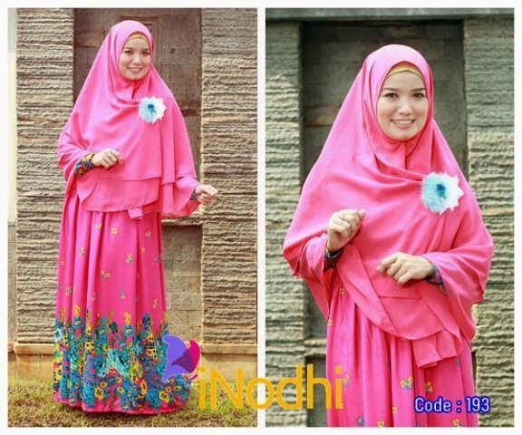 Gamis brokat pengantin syar i