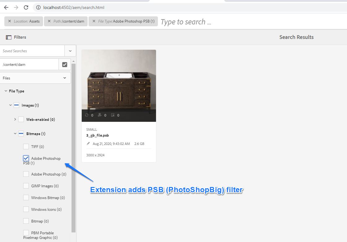 Experiencing Adobe Experience Manager (AEM, CQ) AEM 6550 Omni Search