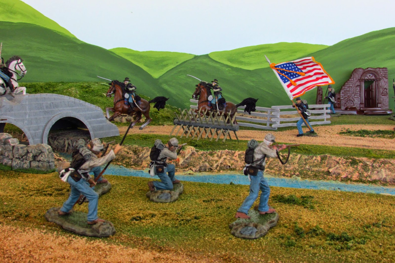 Toys and Stuff Civil War Diorama Photos