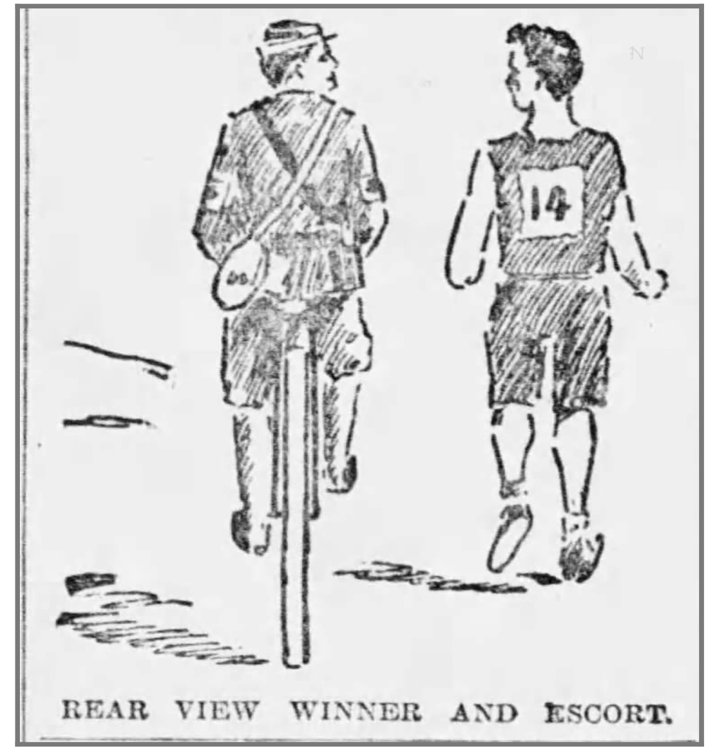 J.J. McDermott of New York Won the first Boston Marathon in 1897