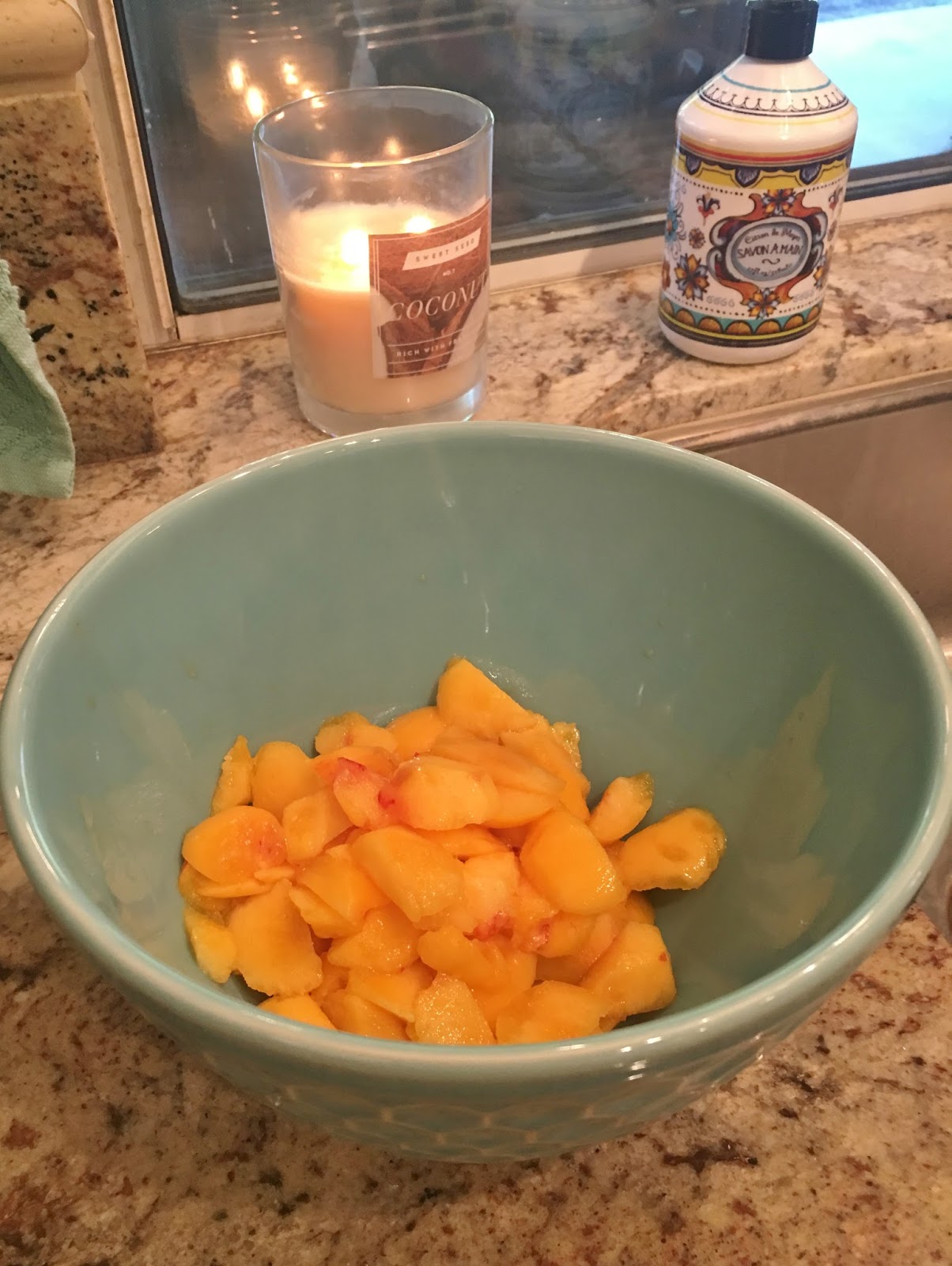 Cucina Valentina Fresh Peach Coconut Cake