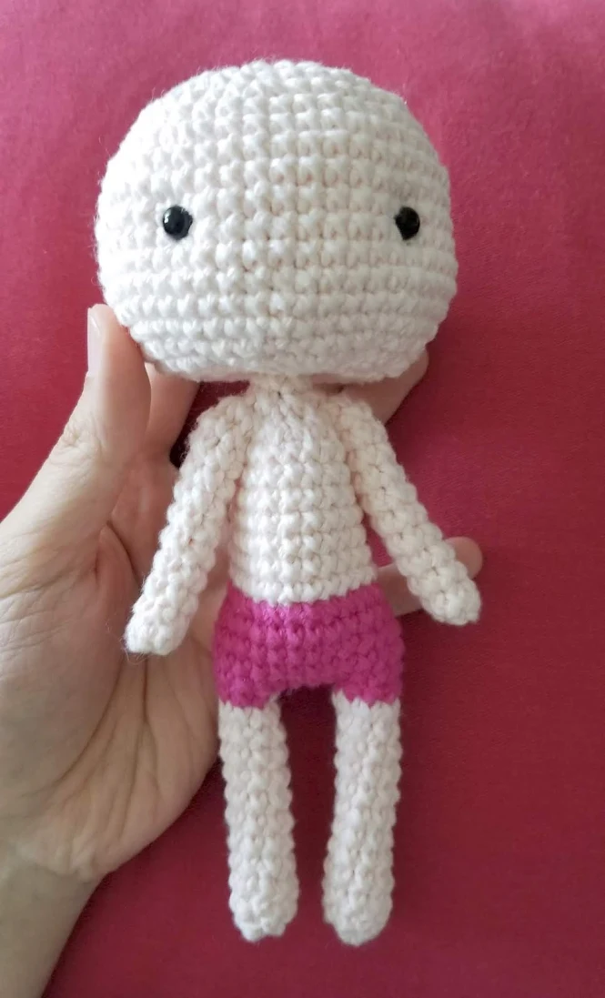 Basic Amigurumi Doll Base FREE Crochet Pattern