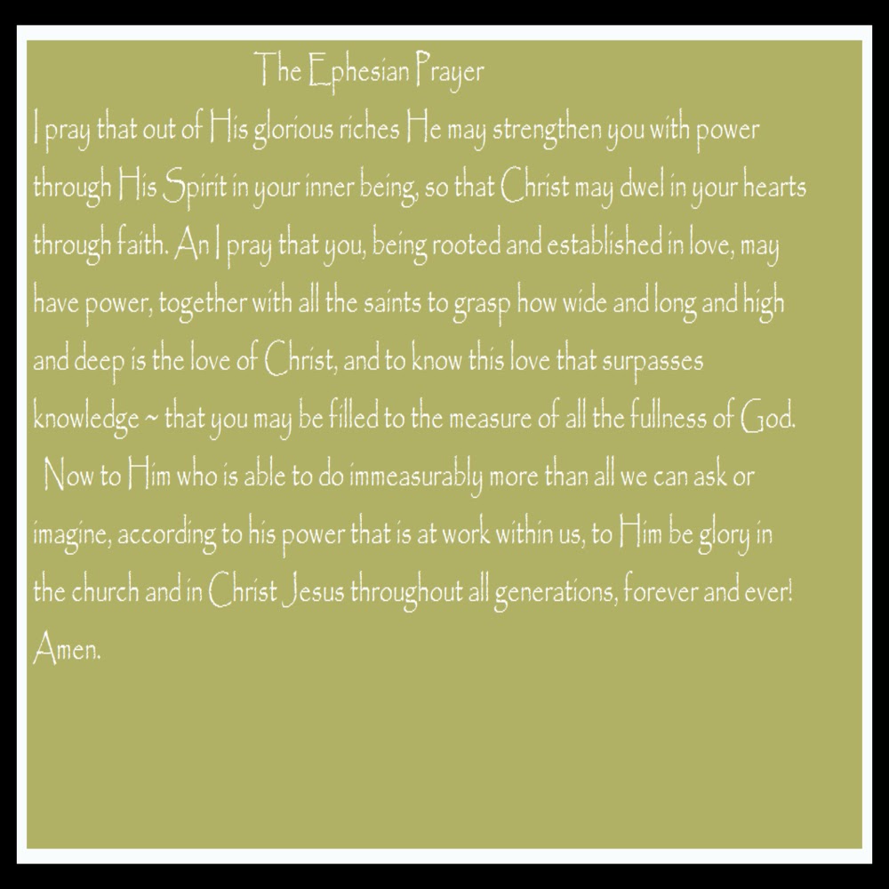 The Ephesian Prayer Free Printable For You Today