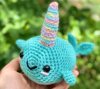 PATRON GRATIS NARWHAL AMIGURUMI 39936