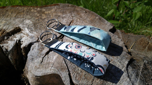 Pat Bravo Dare Essential II fabrics quilted key chains quilted key chains