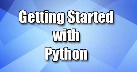 Getting Started with Python ~ IT Tutorials with Example