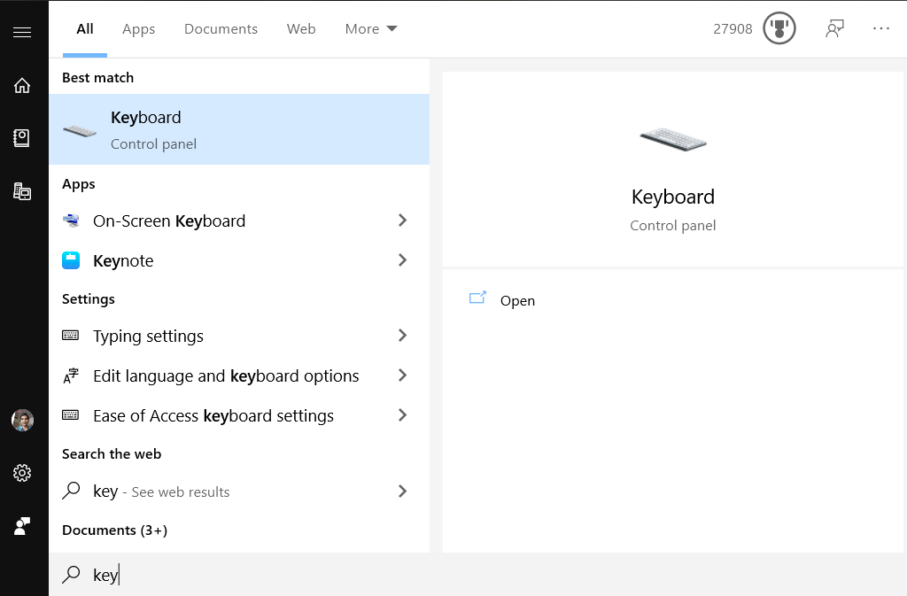 How to enable the physical keyboard in Tablet mode for 2in1