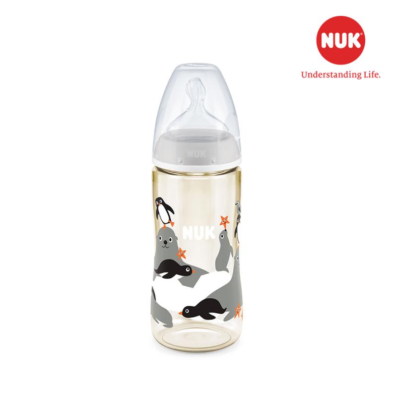 Bình Sữa NUK PPSU 300ml Núm Ti Silicone S2 (Animals) 6 Hinh4