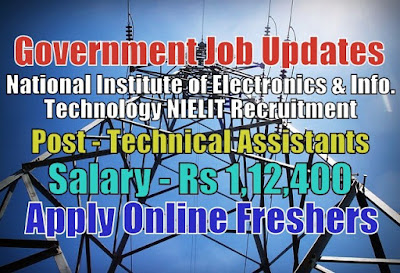 NIELIT Recruitment 2020