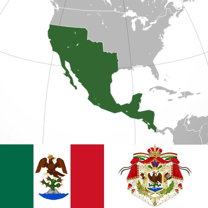 Sintético 101+ Foto Mapa Del Primer Imperio Mexicano 1823 Para Colorear ...
