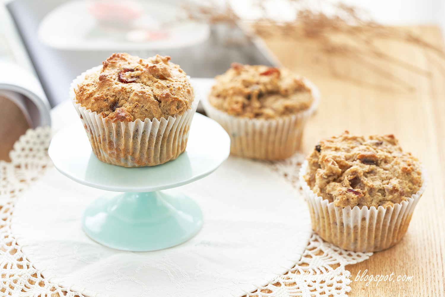 Dailydelicious Dried Fruit Flaxseed Muffins High Fibre Muffins healthy-fiber-muffins-my-recipe-treasures