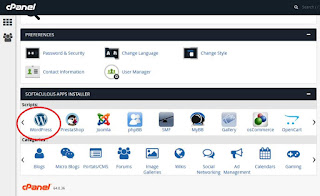 cara instal wordpress di cpanel