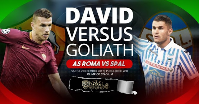 Prediksi Bola : AS Roma vs SPAL 2013 , Sabtu 02 Desember 2017 Pukul 00.30 WIB
