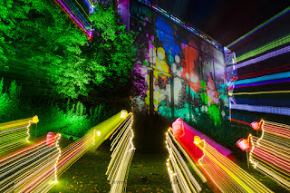 Fotokunst Langzeitbelichtung Herbstleuchten Maximilianpark Hamm ICM