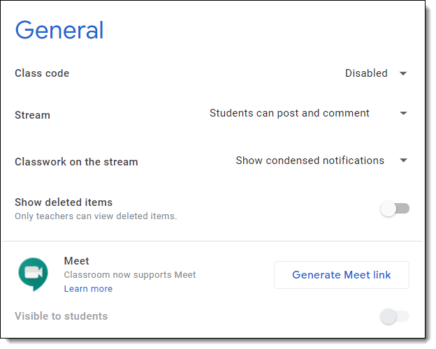 Control Alt Achieve Google Meet Is Now Integrated In Google Classroom