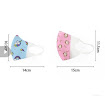 Set 5 khẩu trang trẻ em 3D cho bé 3 tháng - 10 tuổi( có túi zip)